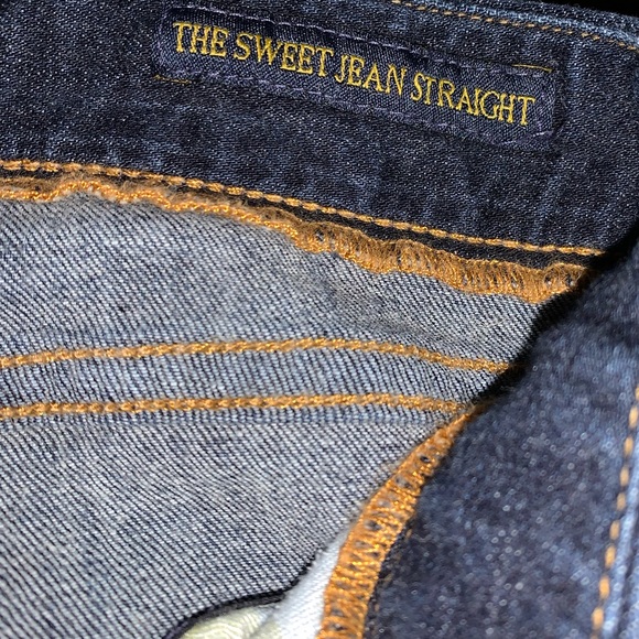 Lucky Brand The Sweet Jean Straight 4/27 Ankle Length Dark Wash Jeans - Picture 7 of 10